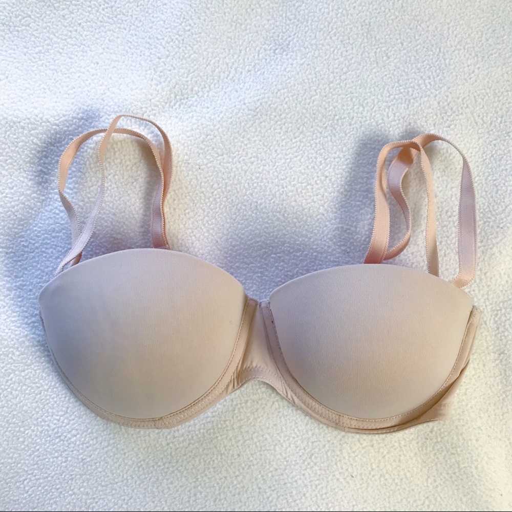 Pink nude multi way bra